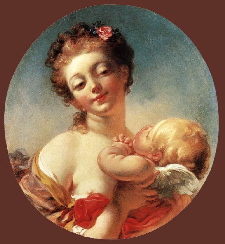 Jean Honore Fragonard Venus and Cupid France oil painting art